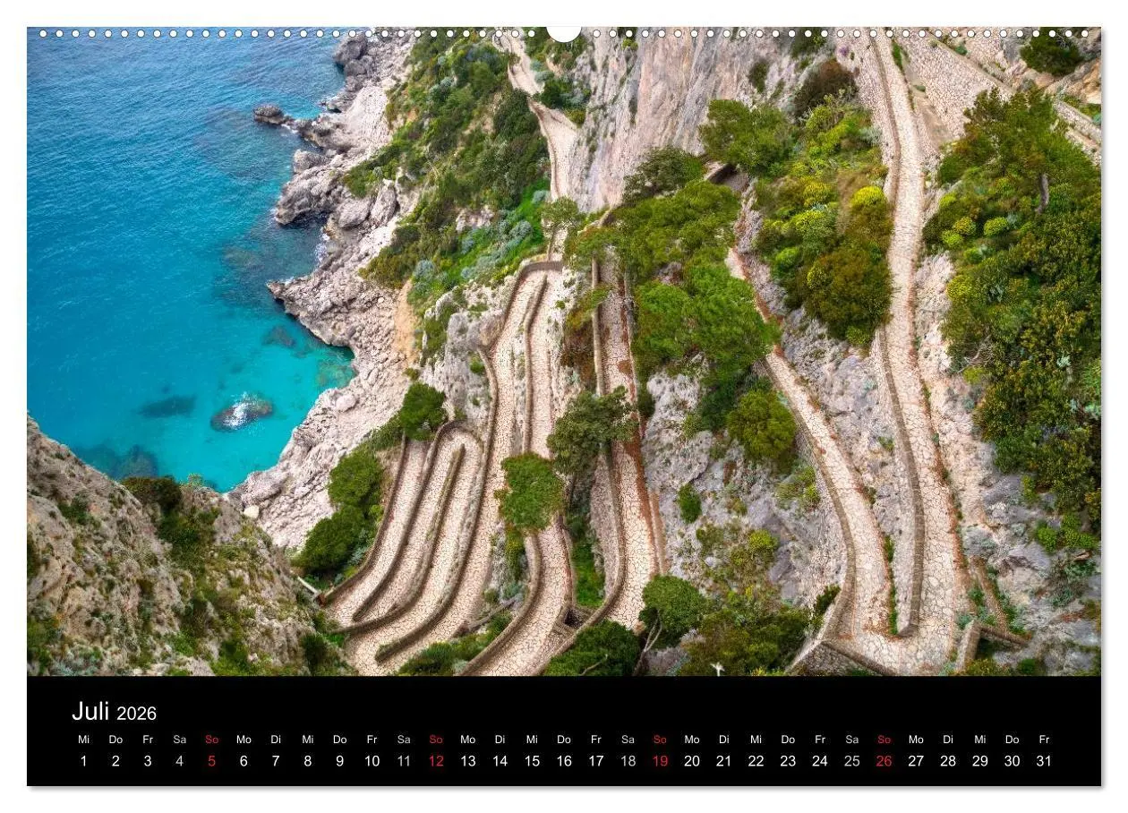 Bild: 9783516048292 | Amalfiküste und Capri (Wandkalender 2026 DIN A2 quer), CALVENDO...