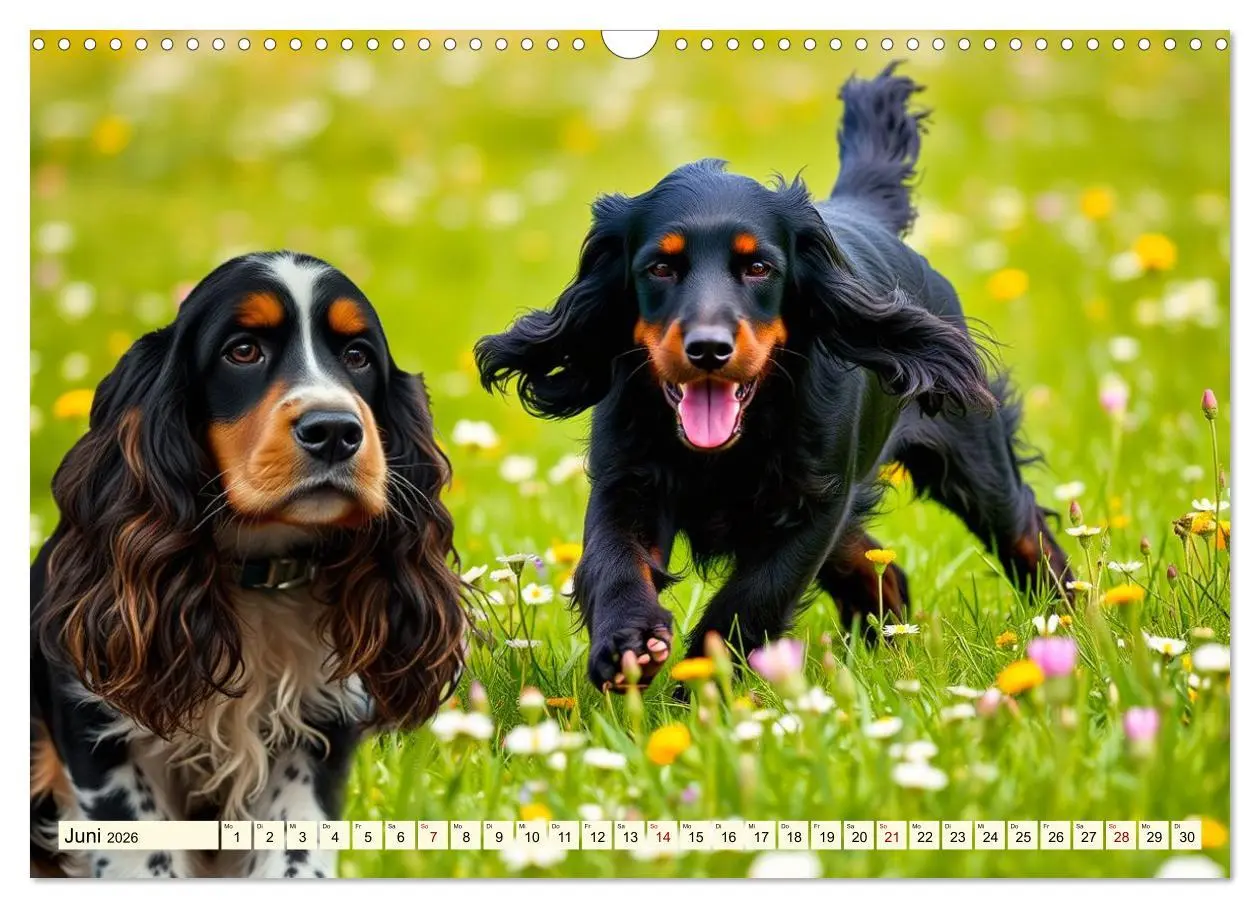 Bild: 9783516598292 | American Cocker Spaniel (Wandkalender 2026 DIN A3 quer), CALVENDO...