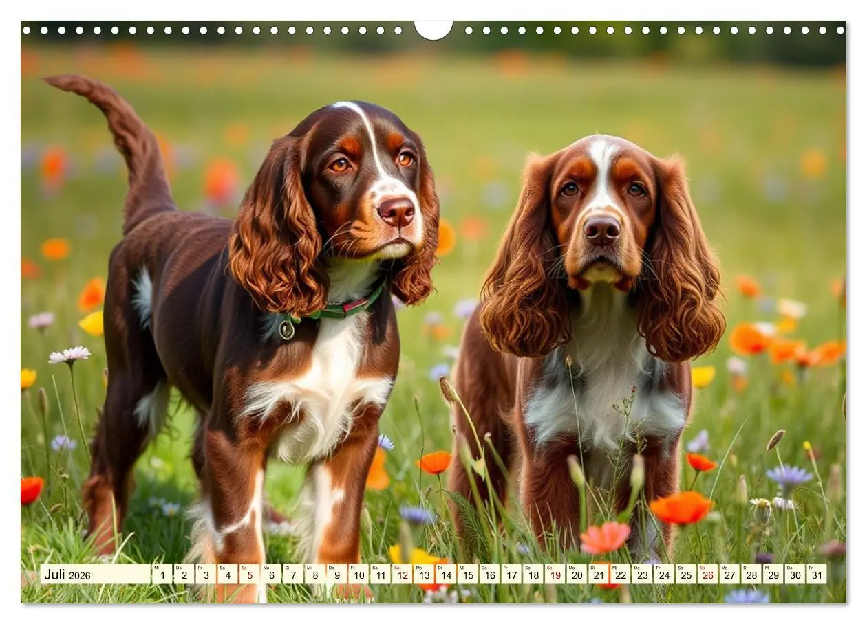 Bild: 9783516598292 | American Cocker Spaniel (Wandkalender 2026 DIN A3 quer), CALVENDO...