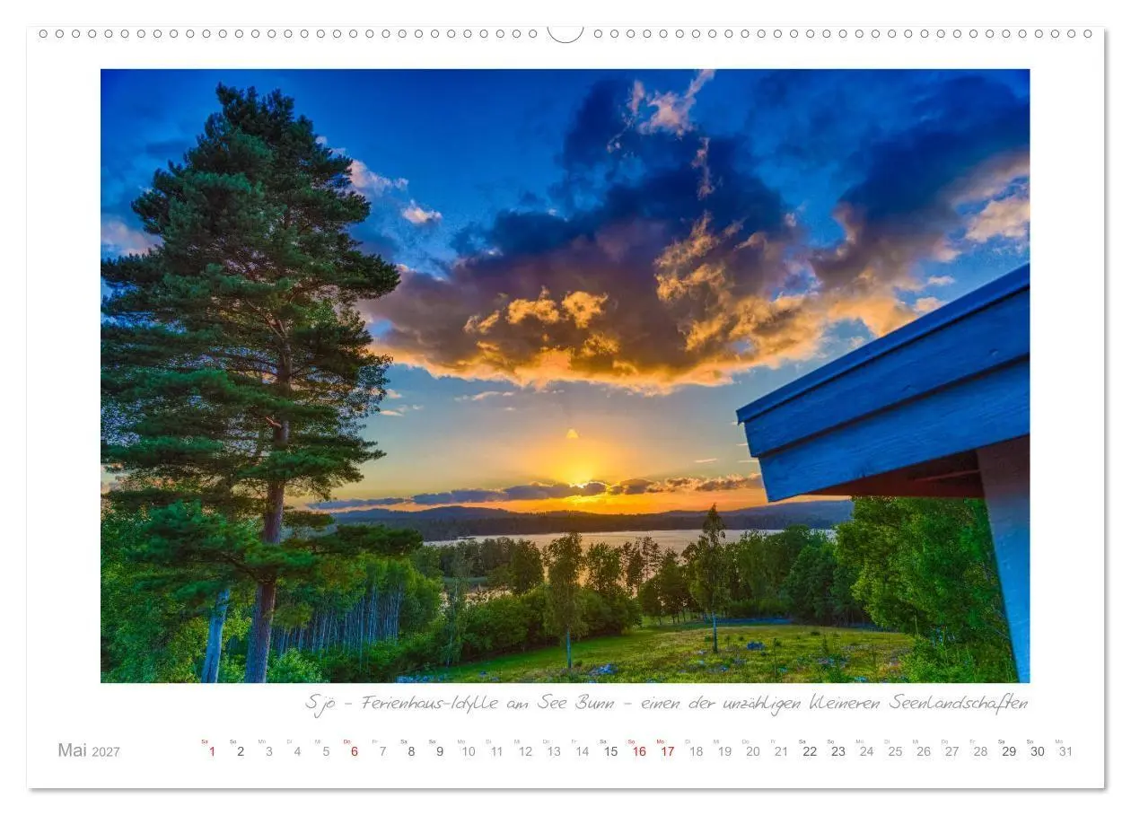 Bild: 9783569758292 | Sehnsucht Schweden - Elche, Natur und Urlaubsträume (Wandkalender...