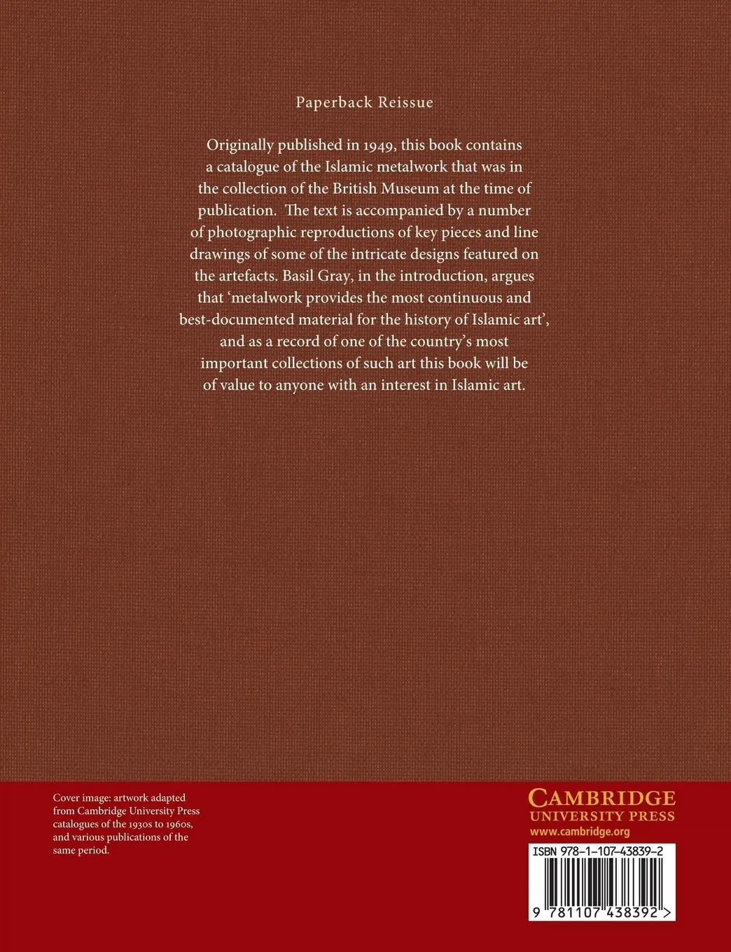 Rückseite: 9781107438392 | Islamic Metalwork in the British Museum | Taschenbuch | Englisch
