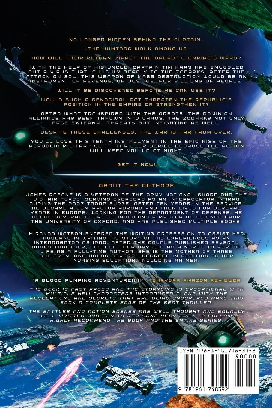 Rückseite: 9781961748392 | Into the Reckoning | Book Ten | James Rosone (u. a.) | Taschenbuch