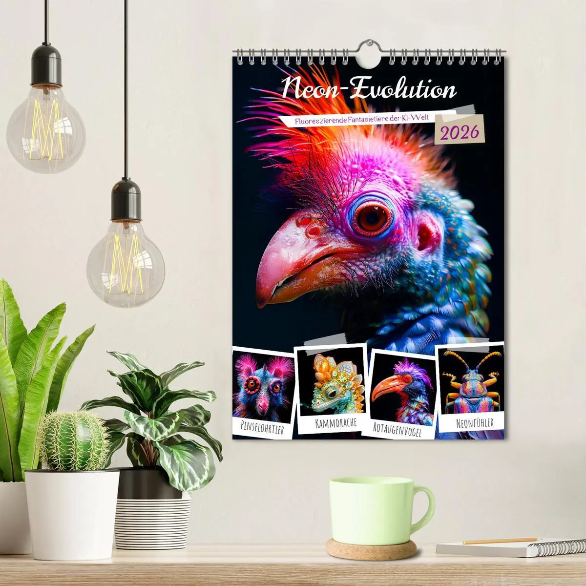 Bild: 9783516278392 | Neon-Evolution - Fluoreszierende Fantasietiere der KI-Welt...