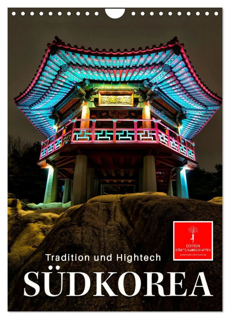 Cover: 9783516348392 | Südkorea - Tradition und Hightech (Wandkalender 2026 DIN A4 hoch),...