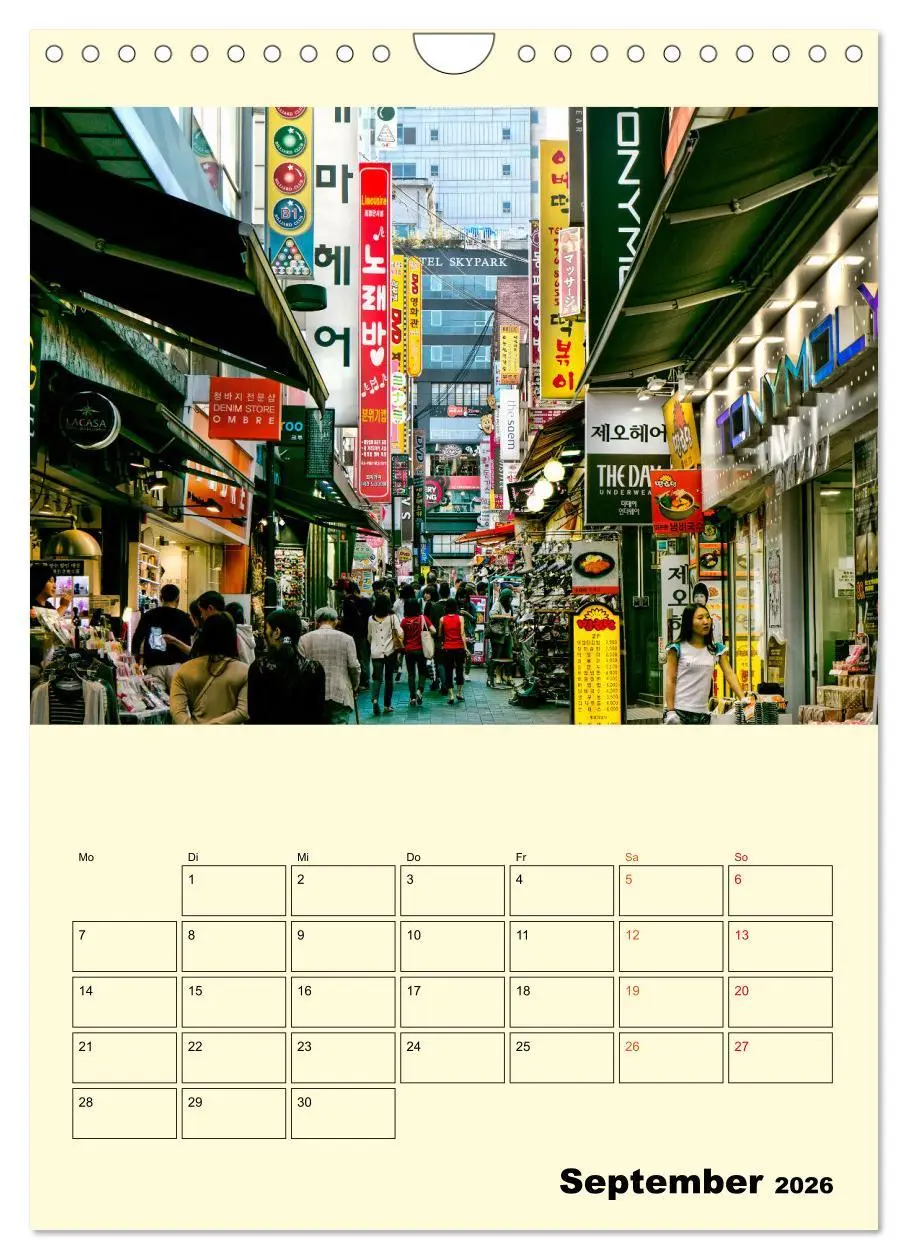 Bild: 9783516348392 | Südkorea - Tradition und Hightech (Wandkalender 2026 DIN A4 hoch),...