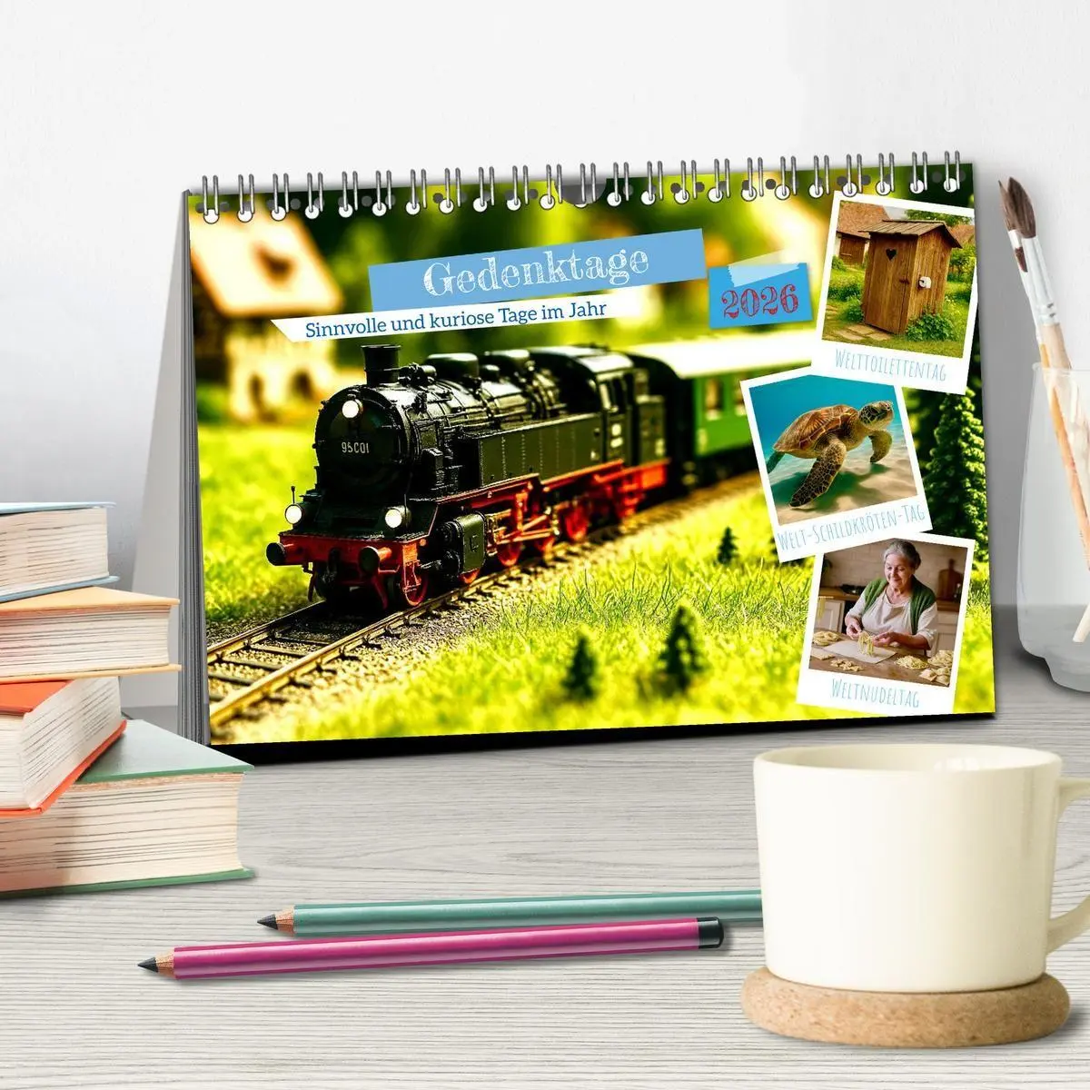 Bild: 9783516658392 | Gedenktage 2026. Sinnvolle und kuriose Tage im Jahr (Tischkalender...