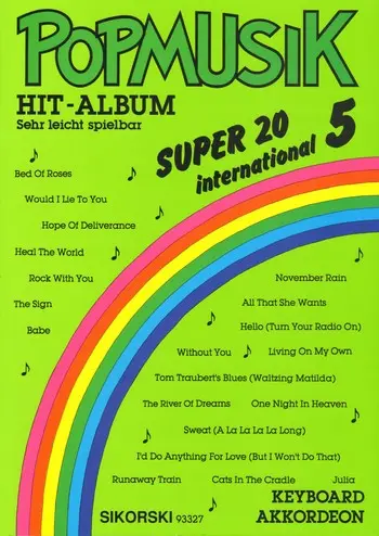 Cover: 9790003028392 | Popmusik Hit-Album Super 20: International 5 | Buch | Sikorski Edition