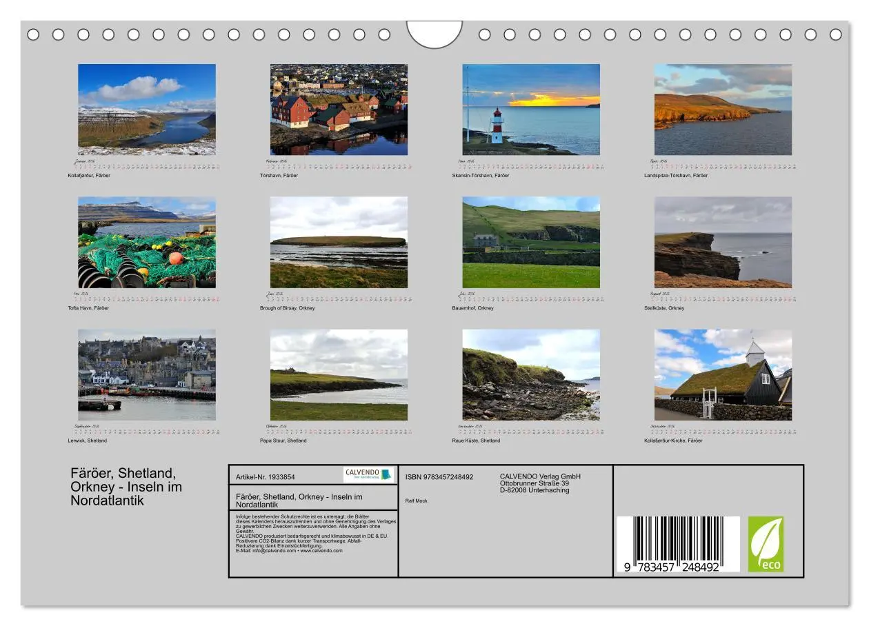 Bild: 9783457248492 | Färöer, Shetland, Orkney - Inseln im Nordatlantik (Wandkalender...