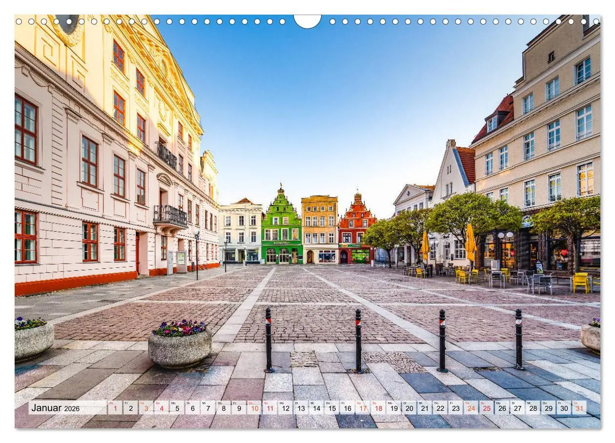 Bild: 9783457798492 | Güstrow Impressionen (Wandkalender 2026 DIN A3 quer), CALVENDO...