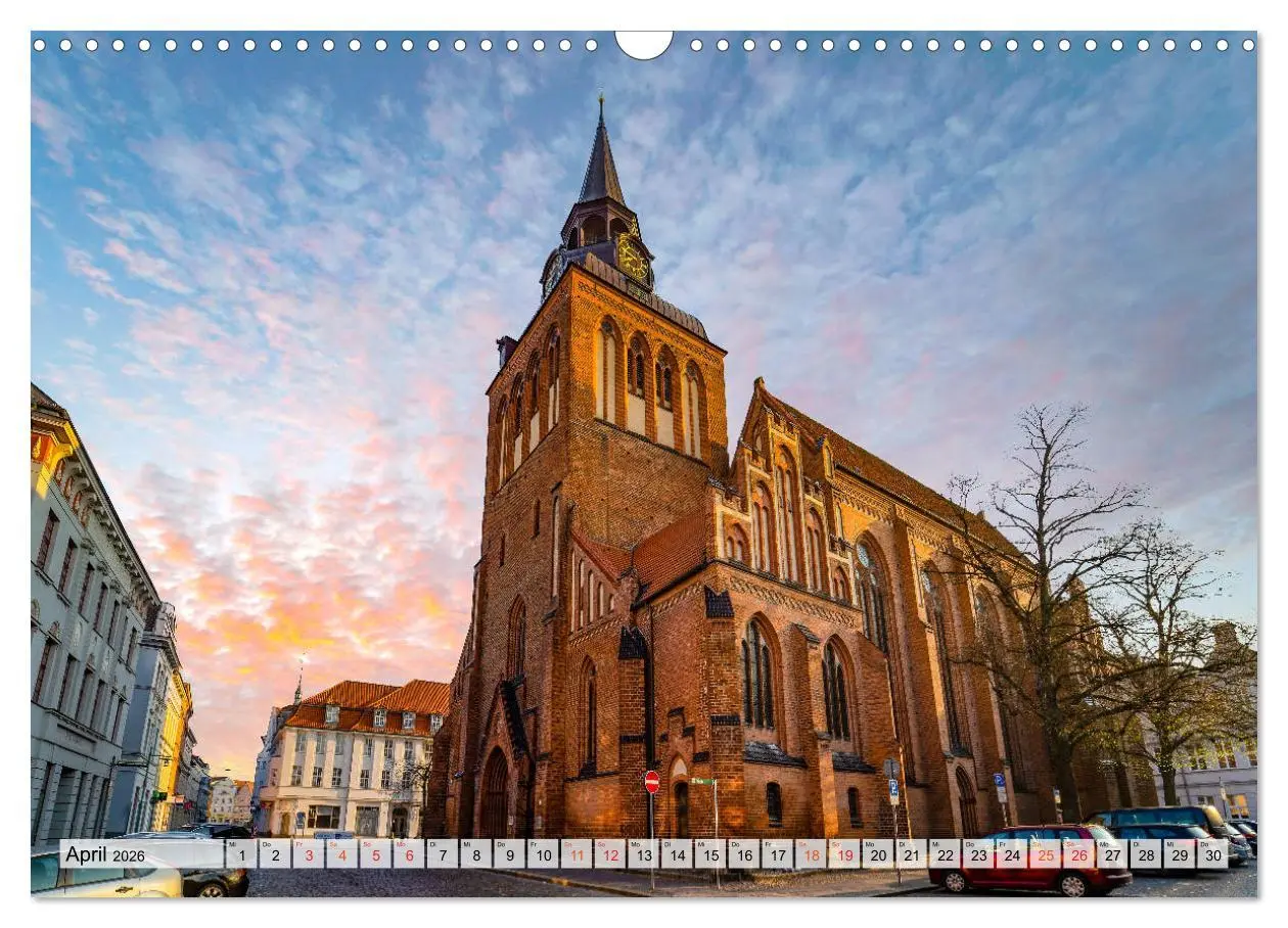 Bild: 9783457798492 | Güstrow Impressionen (Wandkalender 2026 DIN A3 quer), CALVENDO...