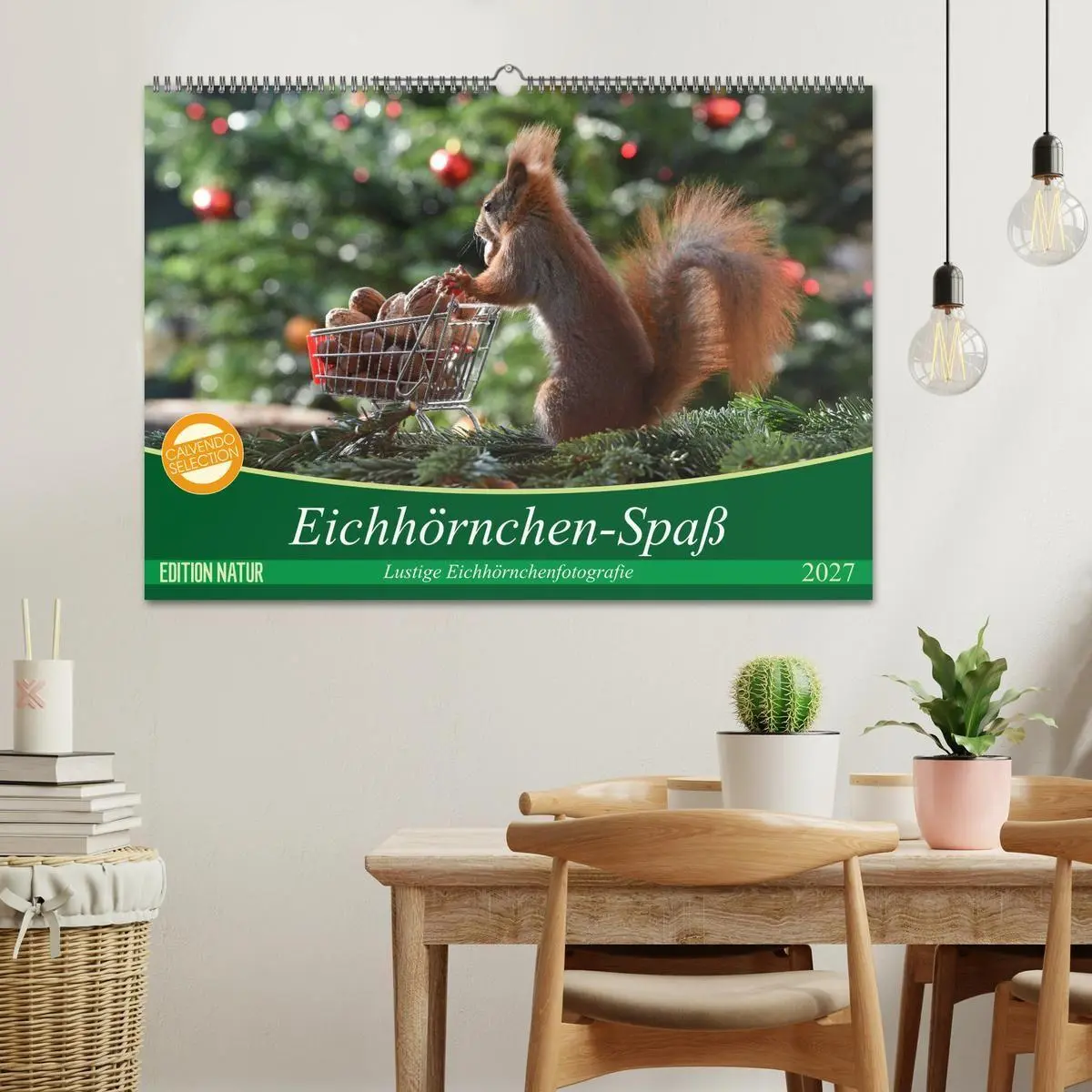 Bild: 9783569978492 | Eichhörnchen-Spaß (Wandkalender 2027 DIN A2 quer), CALVENDO...