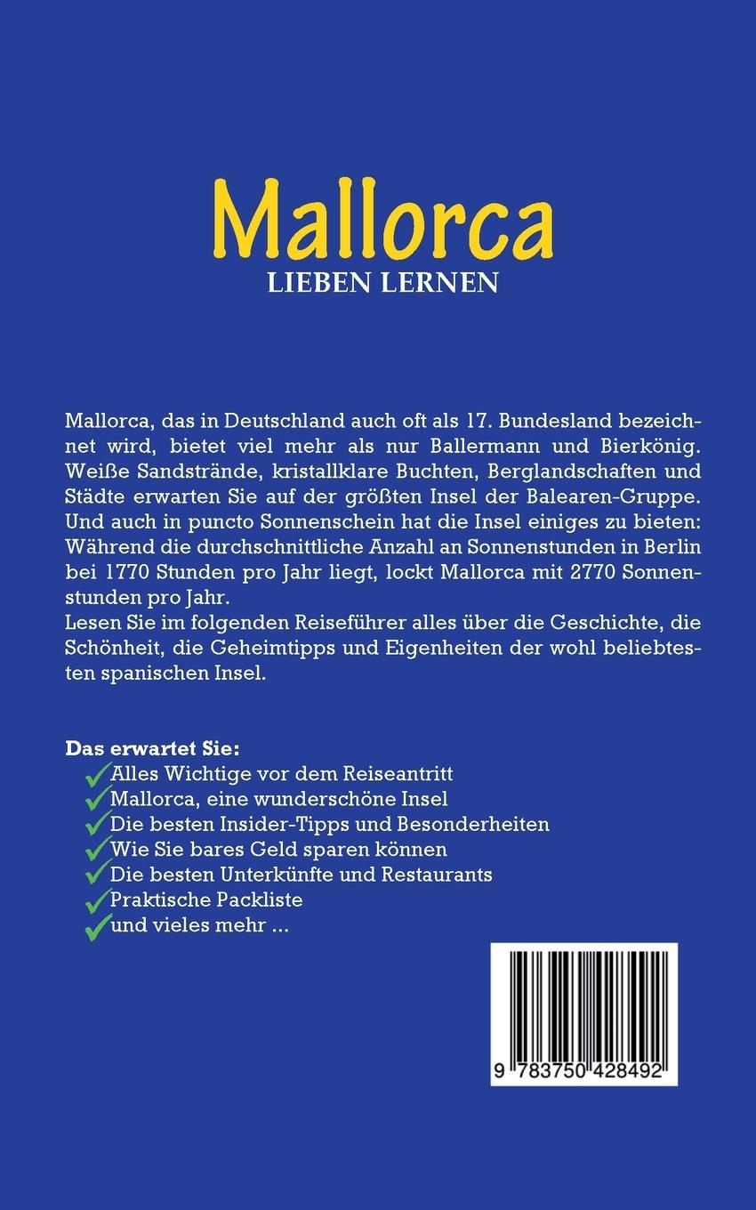 Rückseite: 9783750428492 | Mallorca lieben lernen: Der perfekte Reiseführer für einen...