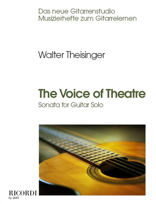 Cover: 9790204228492 | The Voice of Theatre | Sonata for guitar solo- | Walter Theisinger