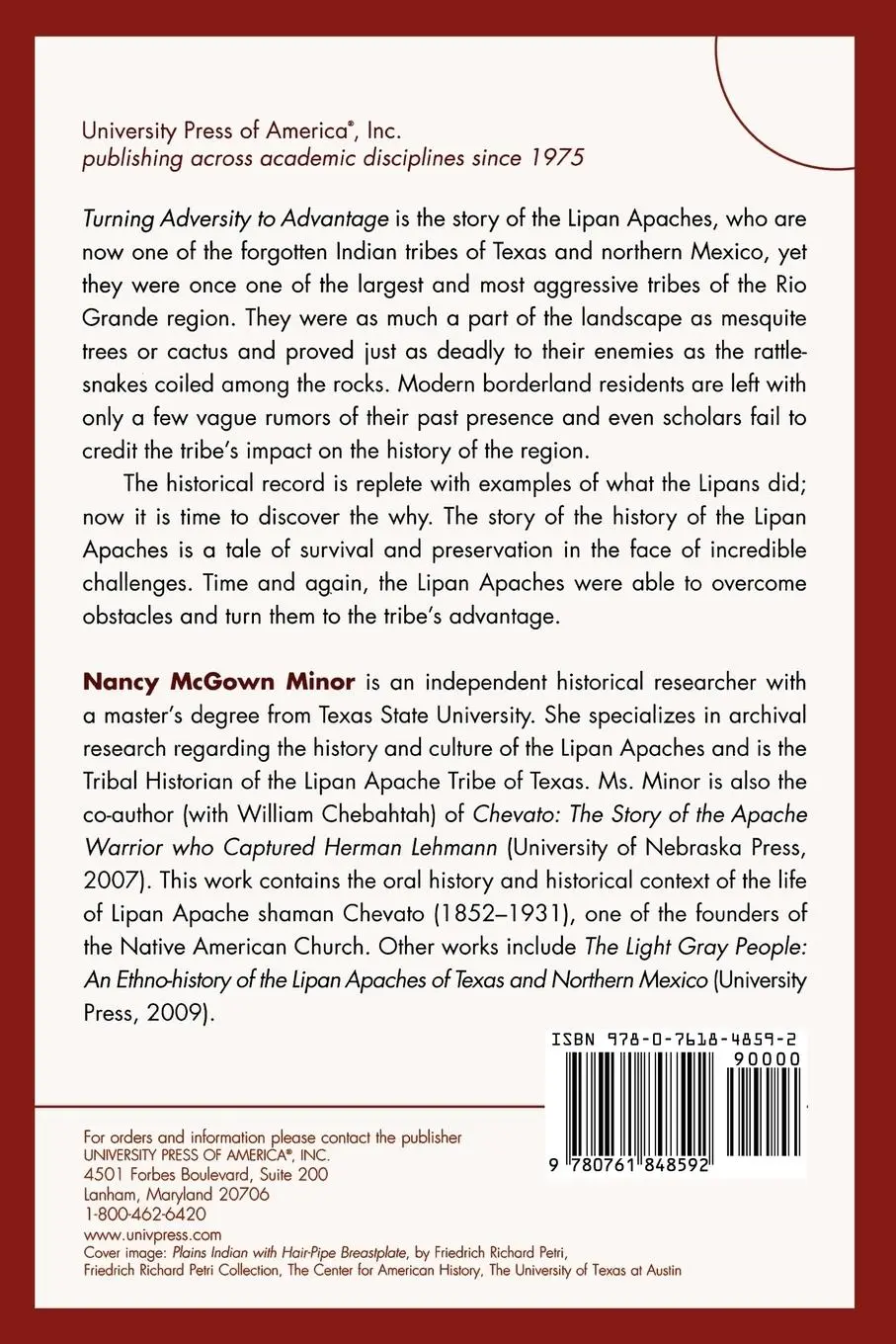 Rückseite: 9780761848592 | Turning Adversity to Advantage | Nancy McGown Minor | Taschenbuch