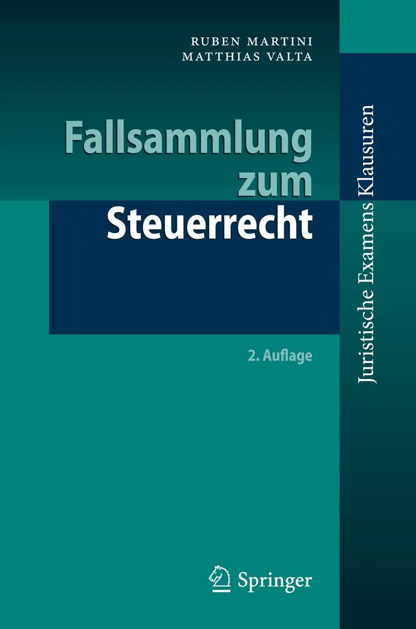 Cover: 9783662478592 | Fallsammlung zum Steuerrecht | Matthias Valta (u. a.) | Taschenbuch