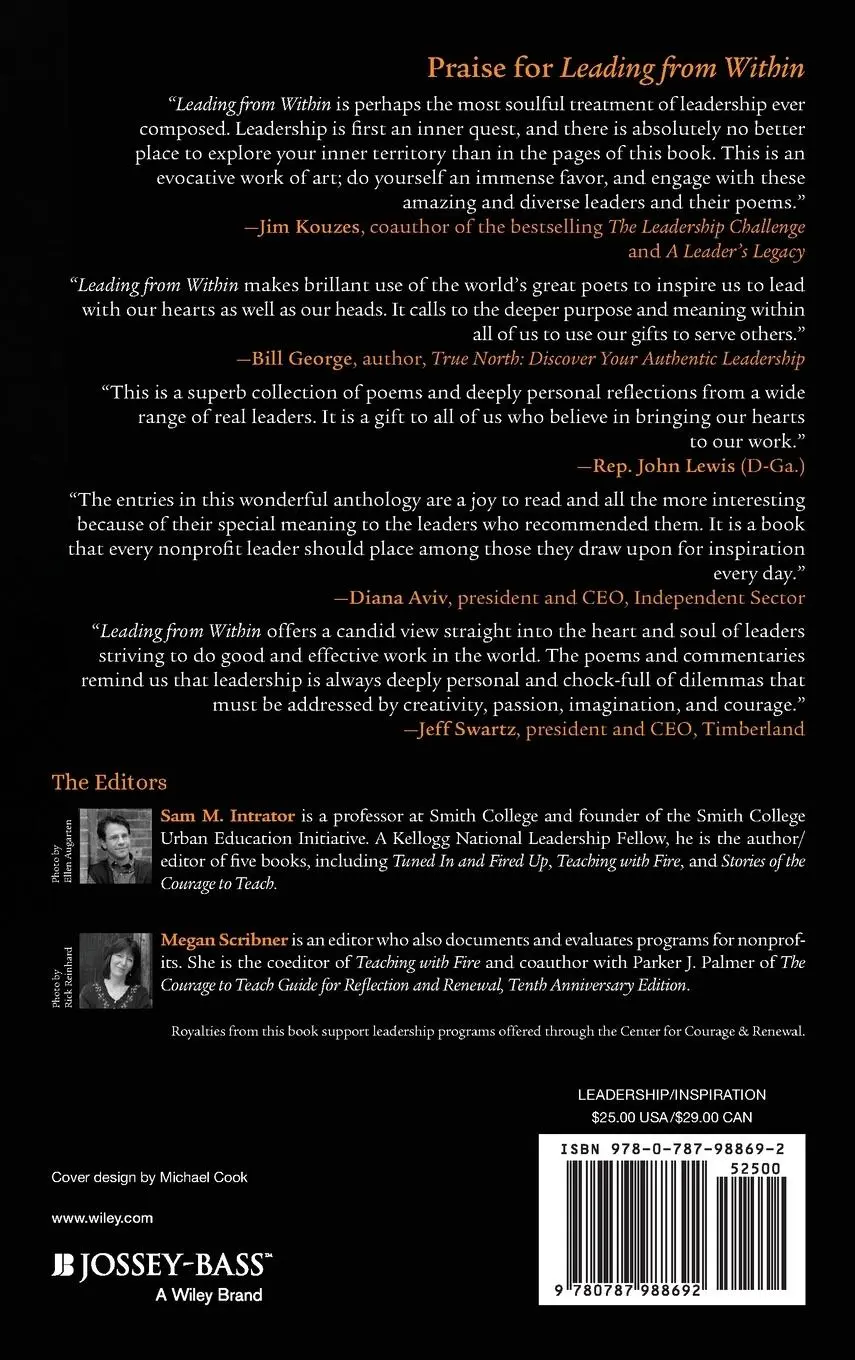 Rückseite: 9780787988692 | Leading from Within | Poetry That Sustains the Courage to Lead | Buch