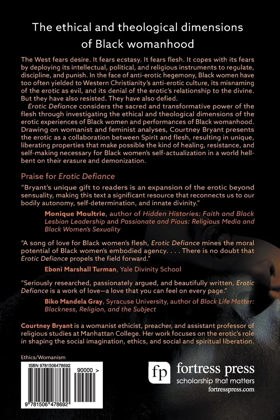 Rückseite: 9781506478692 | Erotic Defiance | Womanism, Freedom, and Resistance | Courtney Bryant