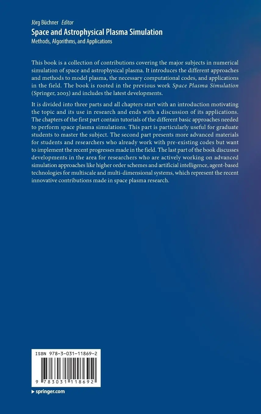 Rückseite: 9783031118692 | Space and Astrophysical Plasma Simulation | Jörg Büchner | Buch | xv