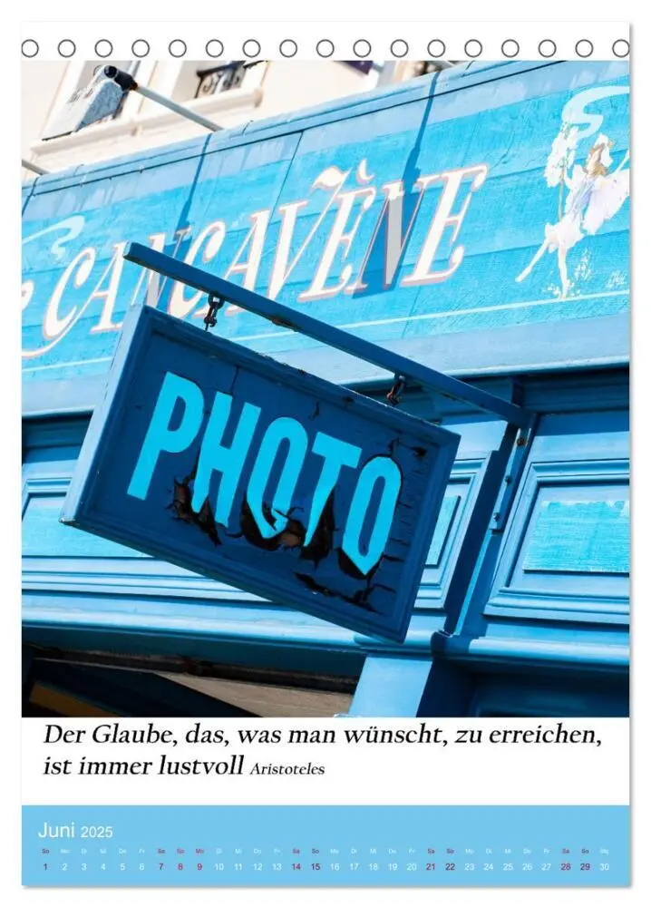 Bild: 9783435688692 | Die Farben blau (Tischkalender 2025 DIN A5 hoch), CALVENDO...