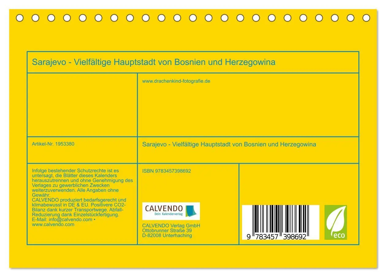 Bild: 9783457398692 | Sarajevo - Vielfältige Hauptstadt von Bosnien und Herzegowina...