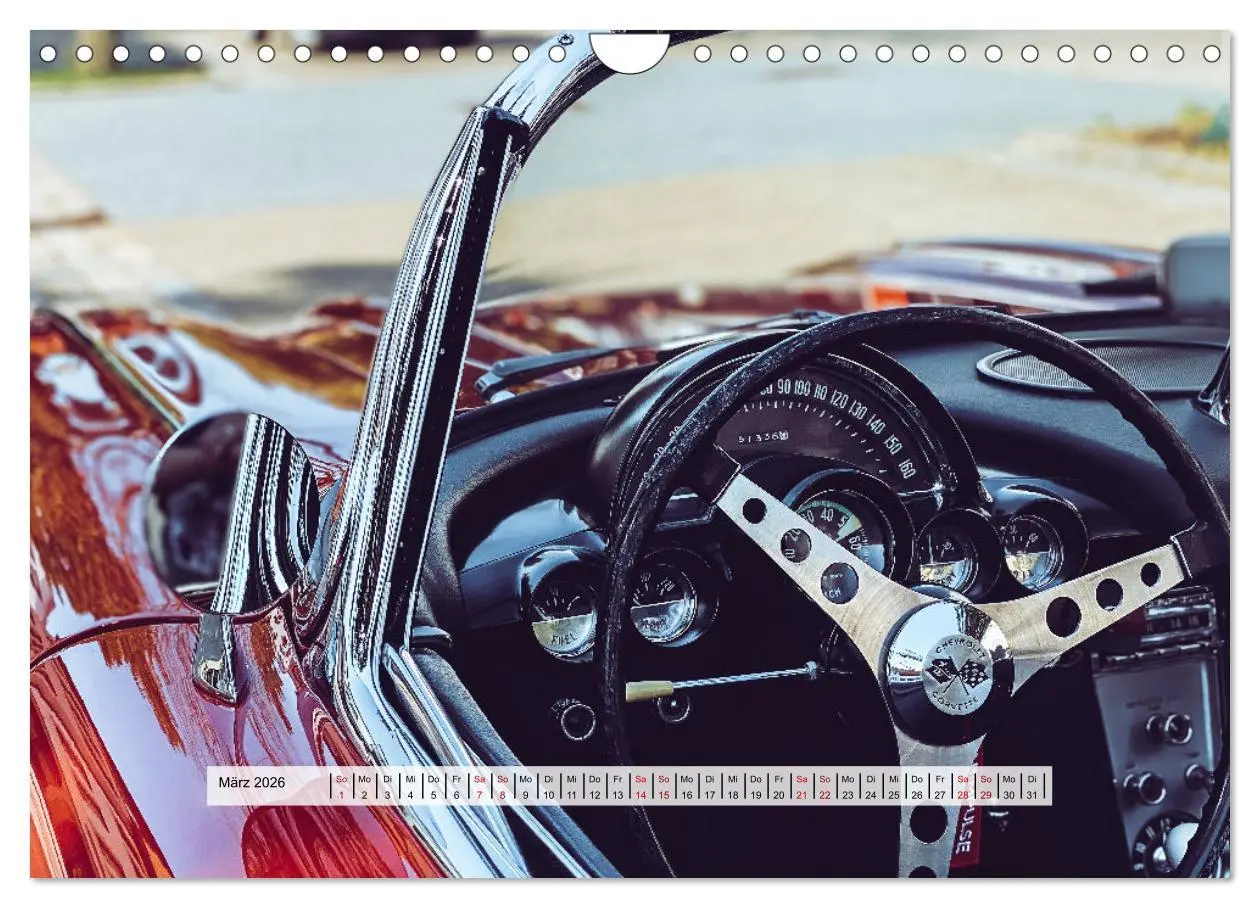 Bild: 9783457608692 | American Deam Car Corvette C1 (Wandkalender 2026 DIN A4 quer),...