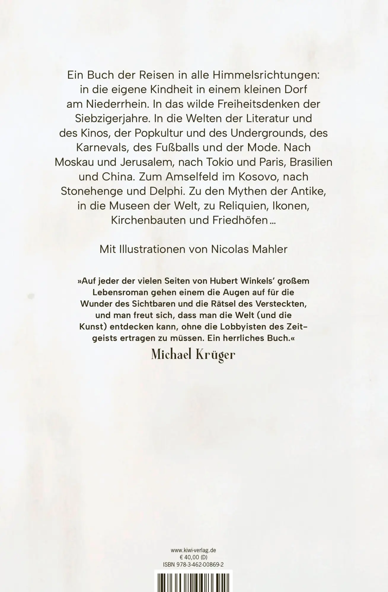 Rückseite: 9783462008692 | Die Hände zum Himmel | Hubert Winkels | Buch | 1024 S. | Deutsch