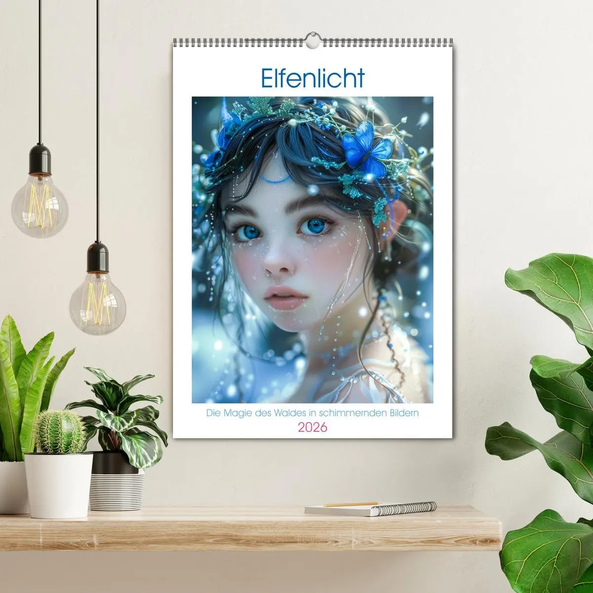 Bild: 9783516248692 | Elfenlicht (Wandkalender 2026 DIN A2 hoch), CALVENDO Monatskalender