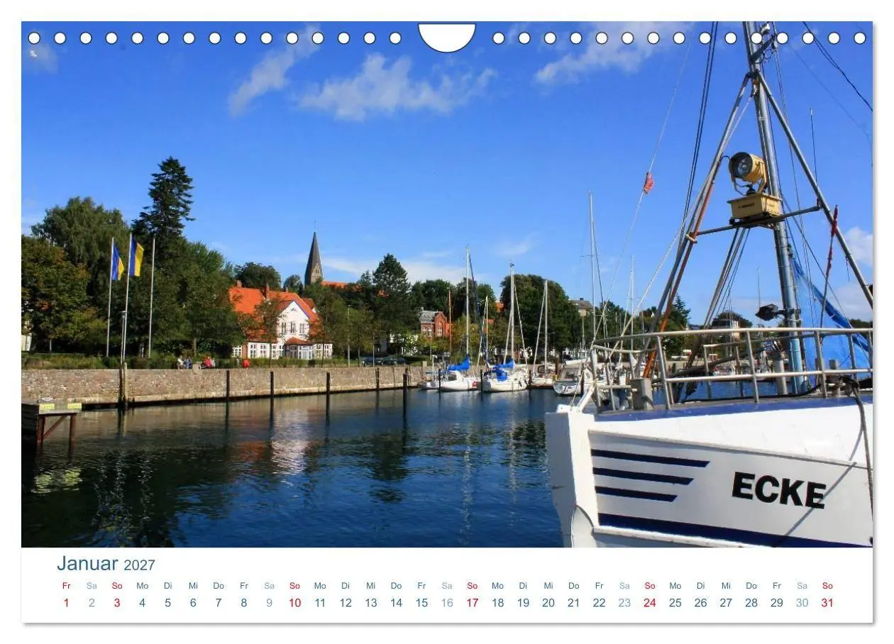 Bild: 9783594088692 | Eckernförde 2027. Impressionen rund um den Hafen (Wandkalender 2027...