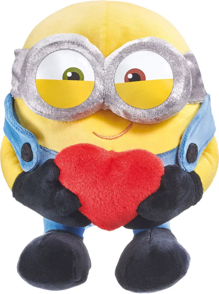 Cover: 4001504428792 | Minions, Bob mit Herz, 22 cm | Plüschspielzeug | Polybeutel | 42879