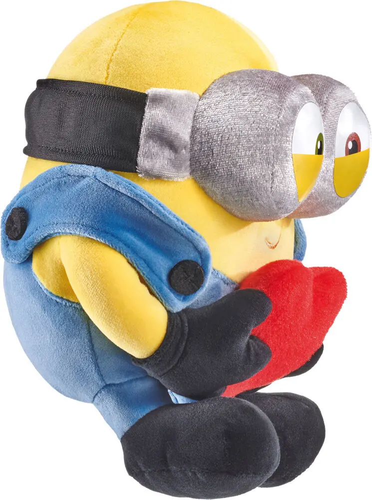 Bild: 4001504428792 | Minions, Bob mit Herz, 22 cm | Plüschspielzeug | Polybeutel | 42879