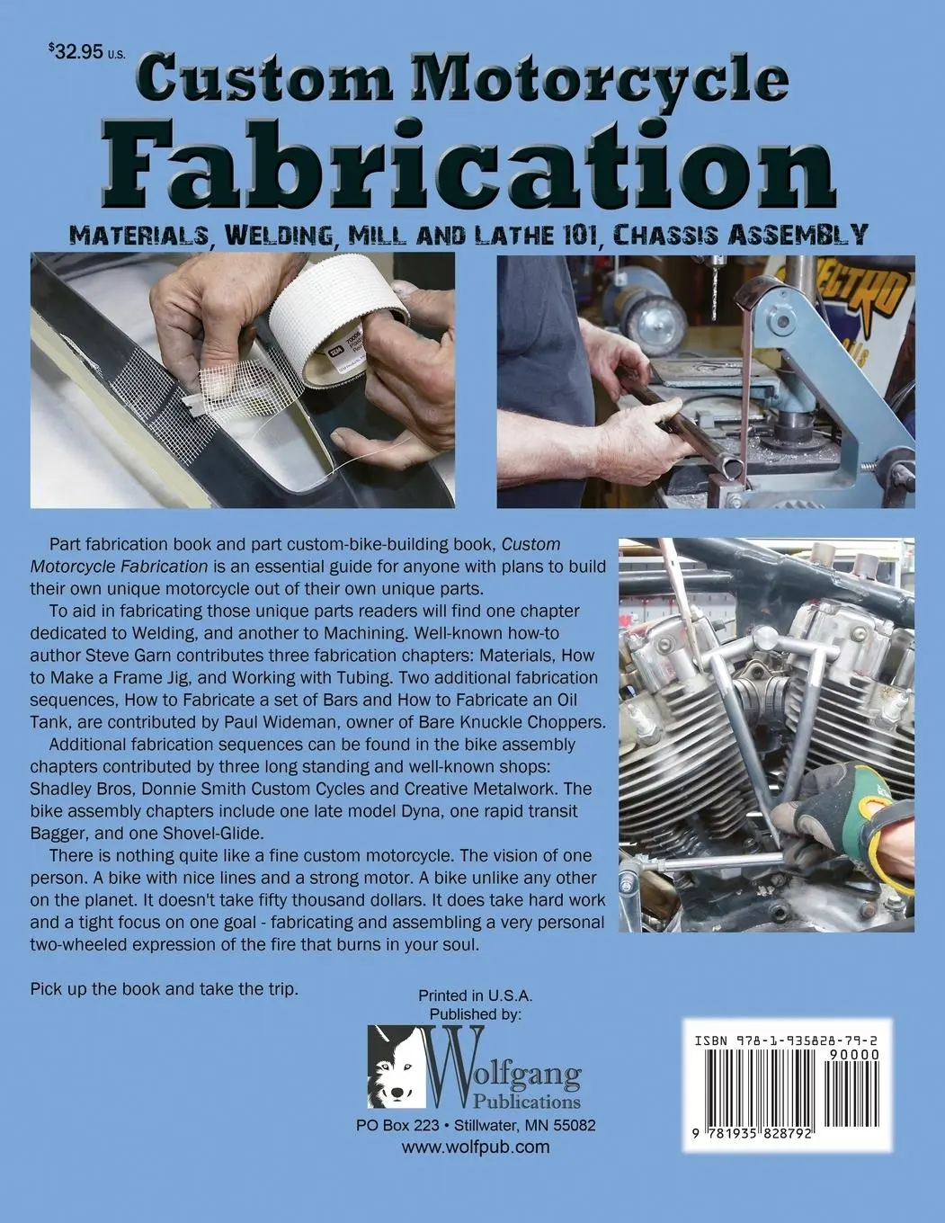 Rückseite: 9781935828792 | Custom Motorcycle Fabrication | Timothy Remus | Taschenbuch | Englisch