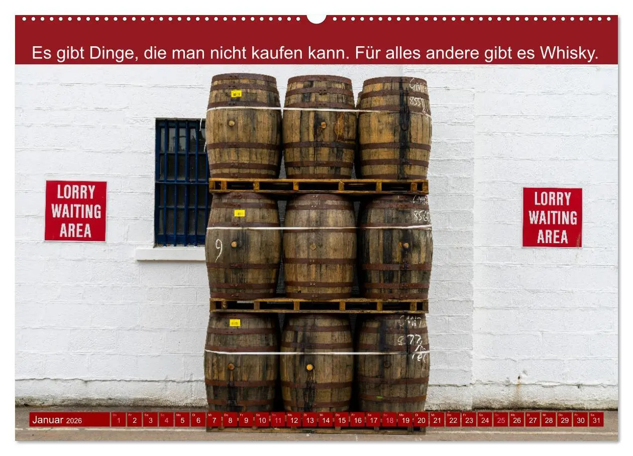 Bild: 9783457388792 | Witzige Whisky-Werbeslogans (Wandkalender 2026 DIN A2 quer),...