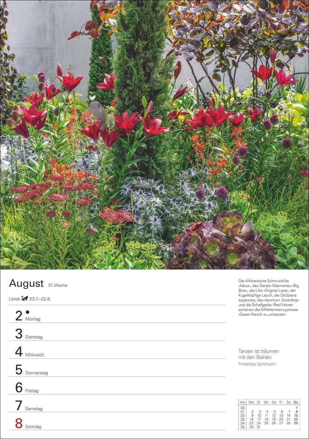 Bild: 9783840038792 | Gartenparadiese Wochenplaner 2027 - 53 faszinierende Fotografien