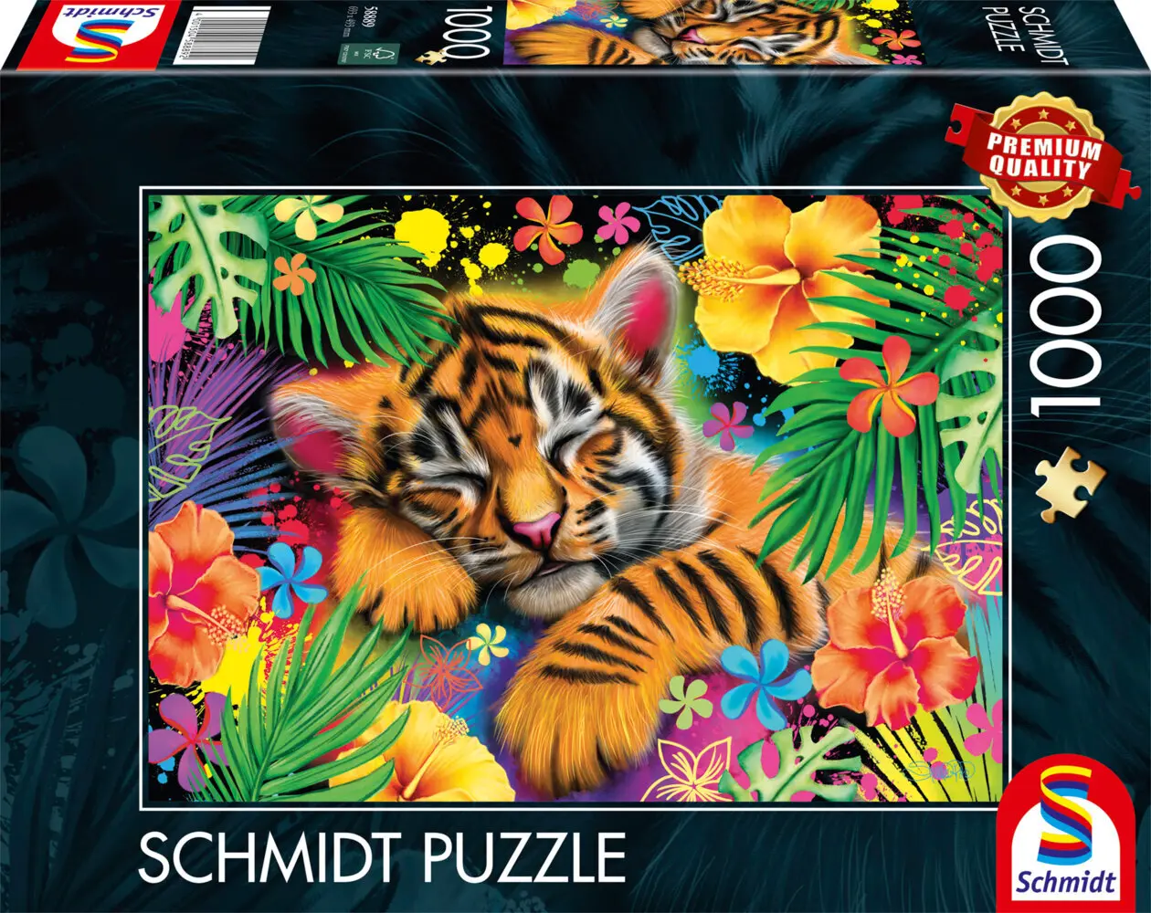 Cover: 4001504588892 | Tiger-Welpe | Puzzles Standard 1.000 Teile | Spiel | Schachtel | 58889