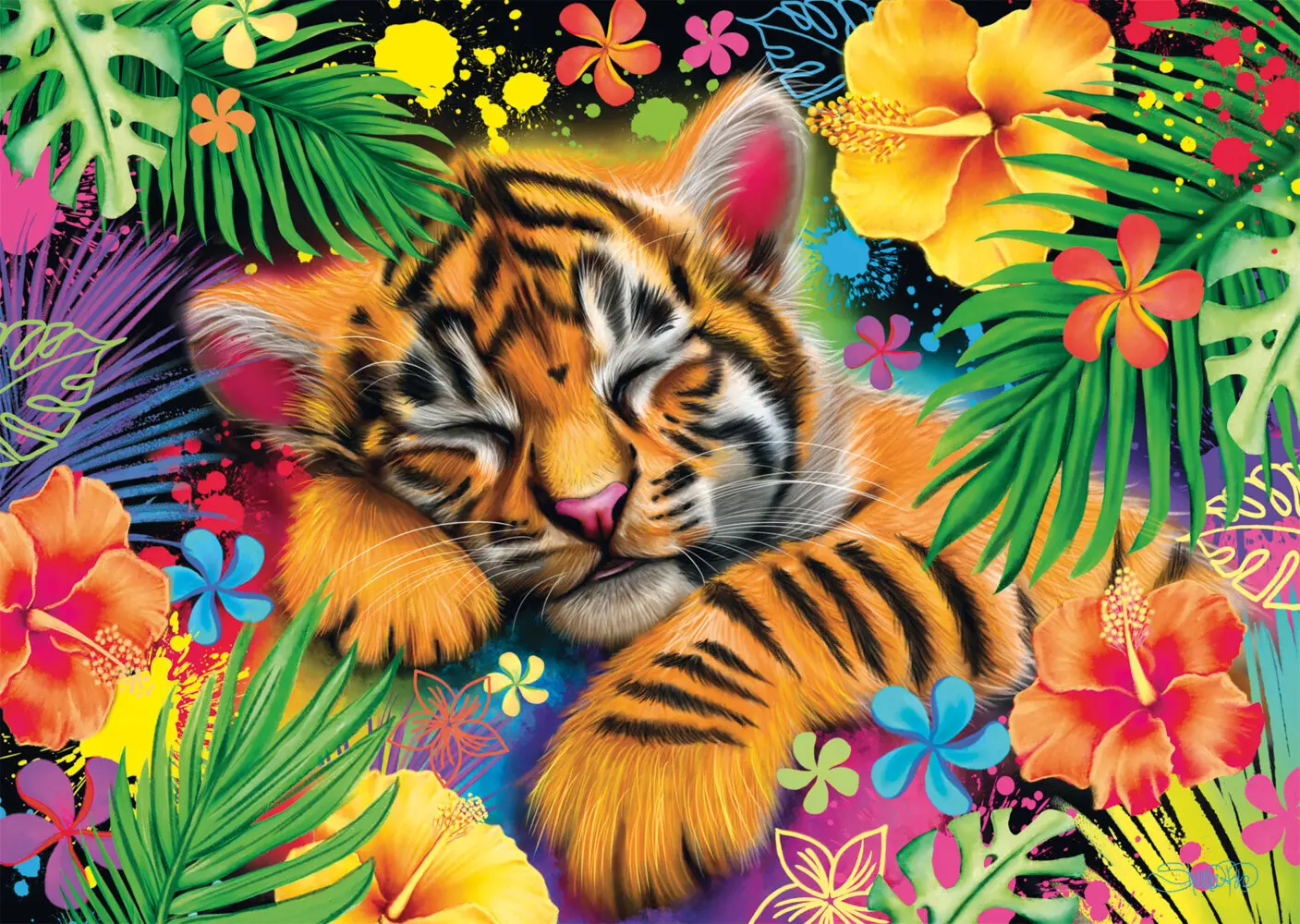 Bild: 4001504588892 | Tiger-Welpe | Puzzles Standard 1.000 Teile | Spiel | Schachtel | 58889