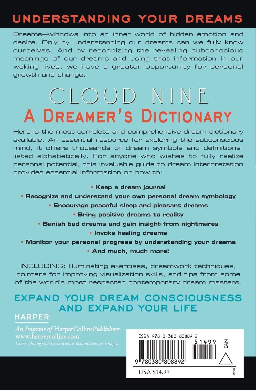 Rückseite: 9780380808892 | Cloud Nine | Sandra A. Thomson | Taschenbuch | Paperback | Englisch