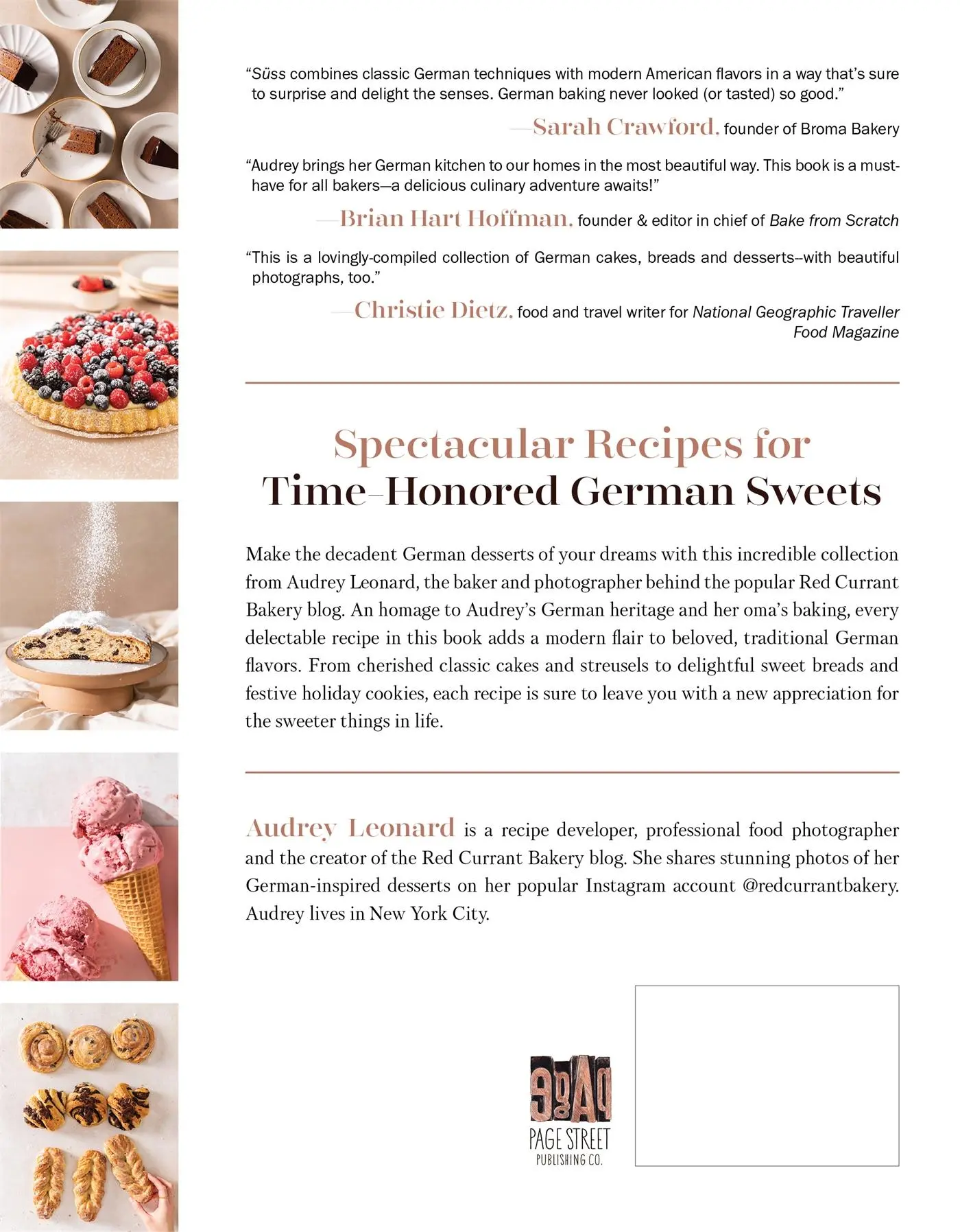 Rückseite: 9781645678892 | Süss | Sweet German Treats for Every Occasion | Audrey Leonard | Buch