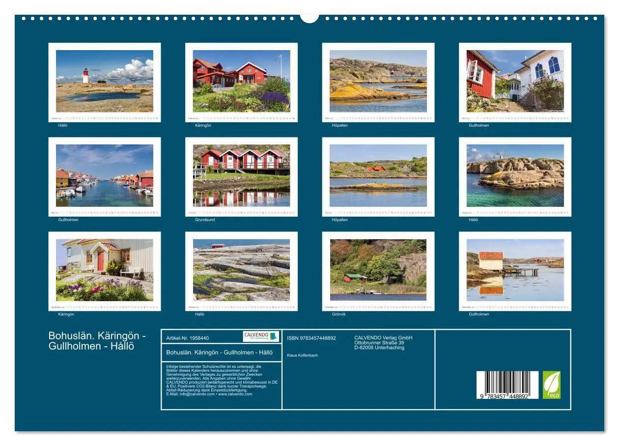 Bild: 9783457448892 | Bohuslän. Käringön - Gullholmen - Hållö (hochwertiger Premium...