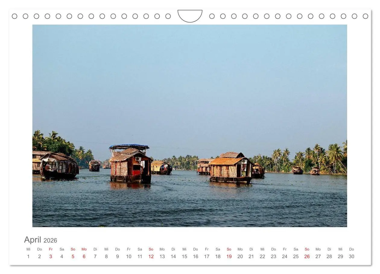 Bild: 9783516228892 | Farbenfrohes Kerala - Eindrücke aus God´s Own Country (Wandkalender...