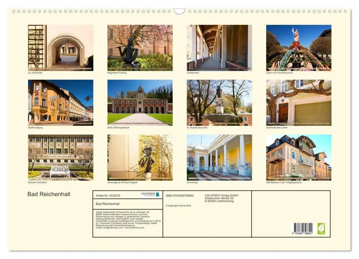 Bild: 9783569798892 | Bad Reichenhall (Wandkalender 2027 DIN A2 quer), CALVENDO...