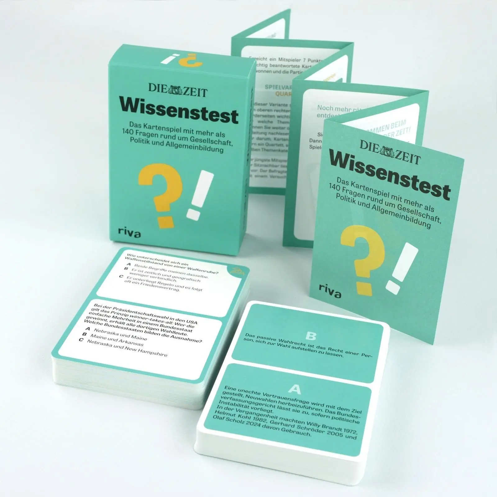 Bild: 9783742328892 | DIE ZEIT 'Wissenstest' | Riva Verlag | Box | 72 S. | Deutsch | 2025