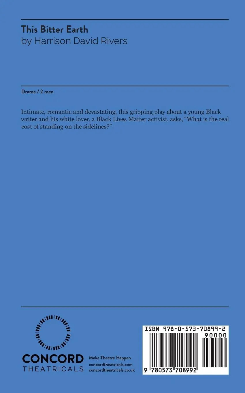 Rückseite: 9780573708992 | This Bitter Earth | Harrison David Rivers | Taschenbuch | Englisch