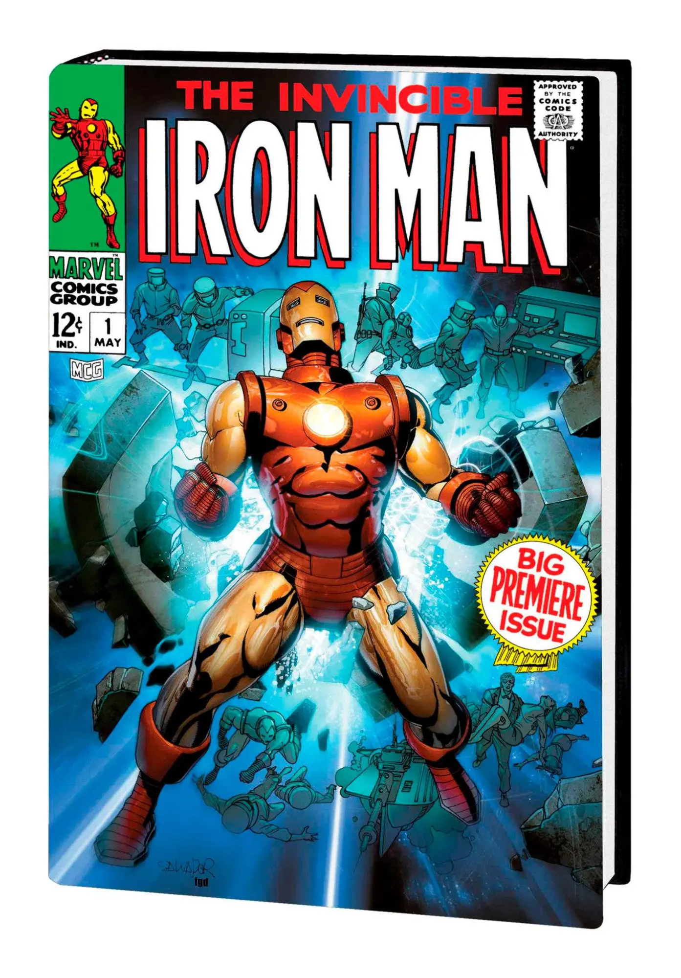 Cover: 9781302958992 | The Invincible Iron Man Omnibus Vol. 2 Salvador Larroca Cover [New...