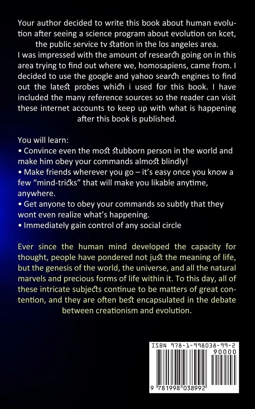 Rückseite: 9781998038992 | Human Evolution | Scottie Forbes | Taschenbuch | Englisch | 2023