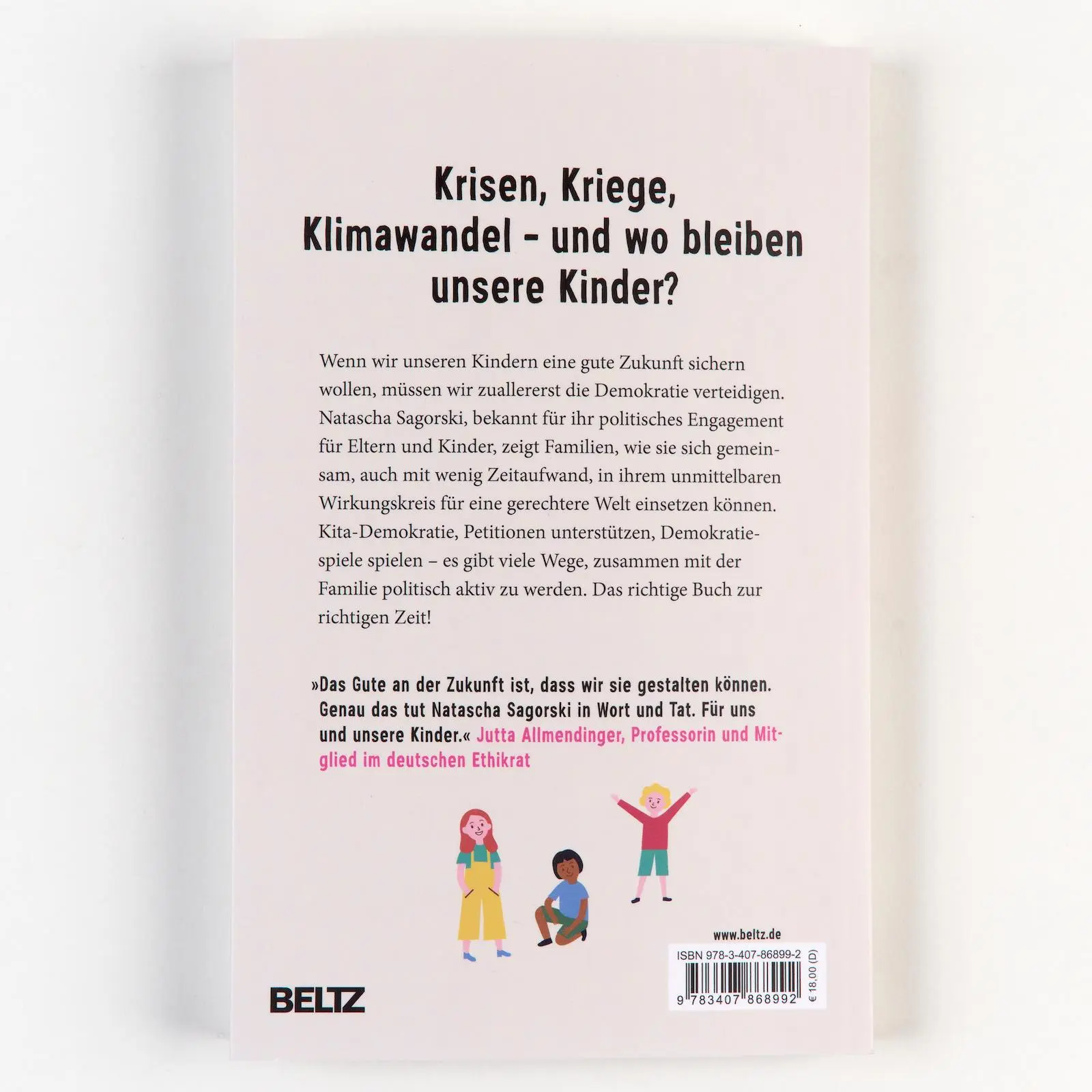 Rückseite: 9783407868992 | Wie wir mit unseren Kindern die Demokratie verteidigen | Sagorski