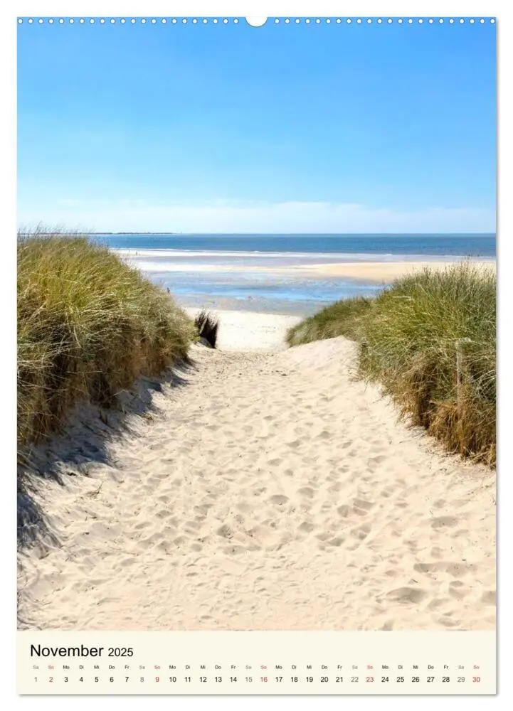 Bild: 9783435968992 | LANGEOOG Strandspaziergang (Wandkalender 2025 DIN A2 hoch),...