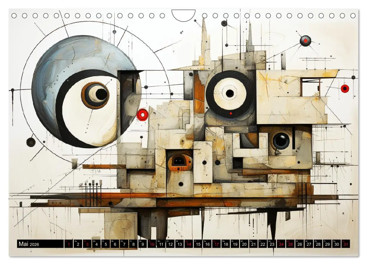 Bild: 9783457368992 | Art Deco. Kubismus und surreal inspirierte Collagen (Wandkalender...