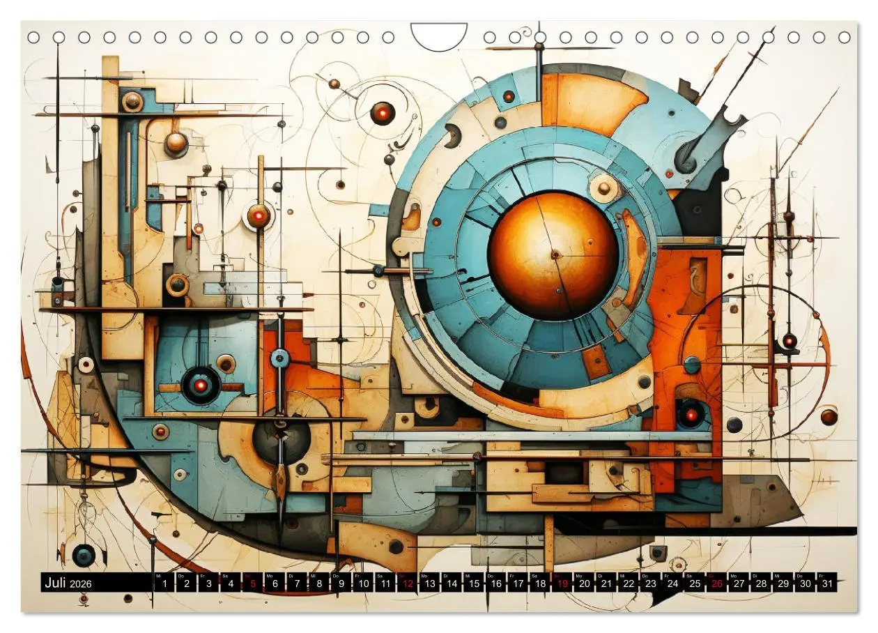 Bild: 9783457368992 | Art Deco. Kubismus und surreal inspirierte Collagen (Wandkalender...