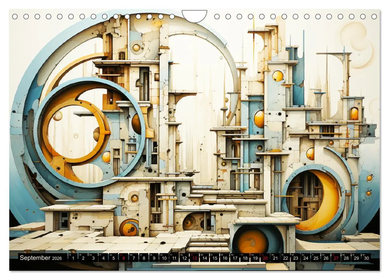 Bild: 9783457368992 | Art Deco. Kubismus und surreal inspirierte Collagen (Wandkalender...