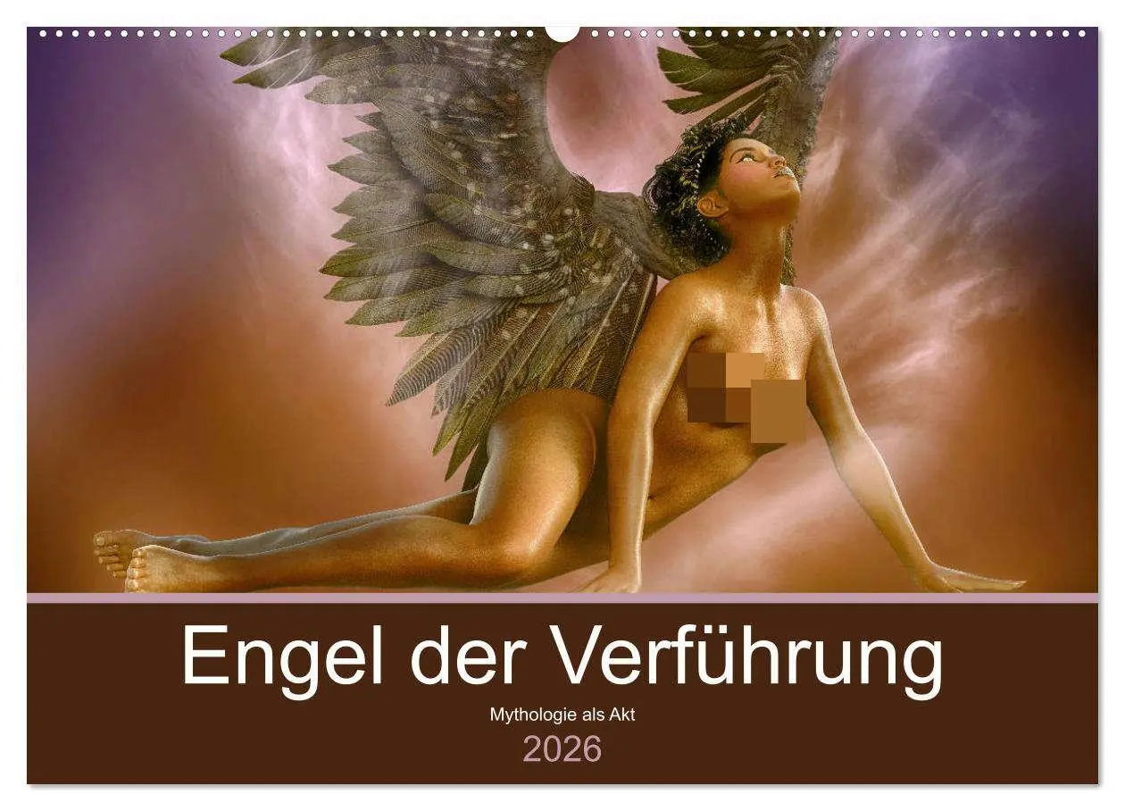 Cover: 9783457818992 | Engel der Verführung - Mythologie als Akt (Wandkalender 2026 DIN A2...